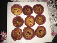 Muffins "Arandanos y cerezas"